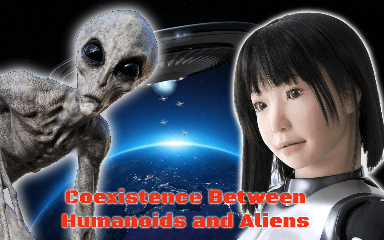 The Future of Earth with Humanoids and Aliens